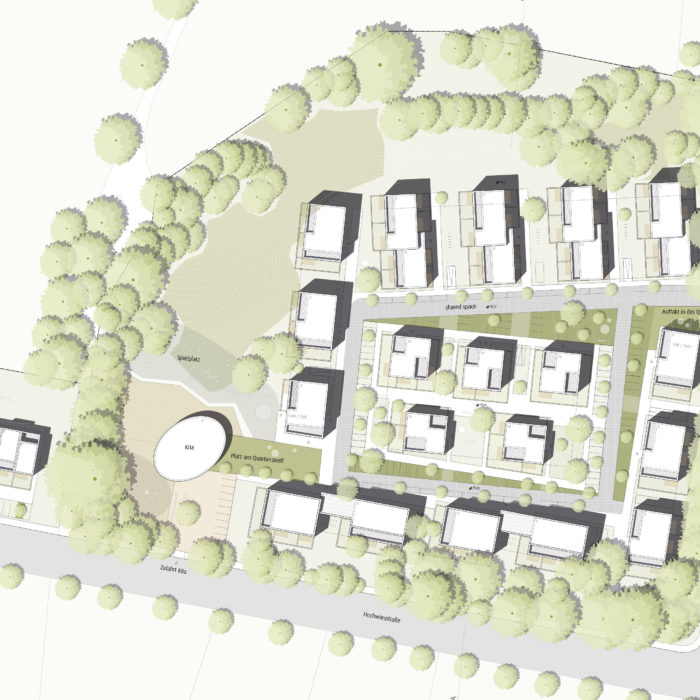 Marktoberdorf Krankenhausareal Hochwiesstraße Städtebaulicher Realisierungswettbewerb Lageplan Planung Konzept Plan