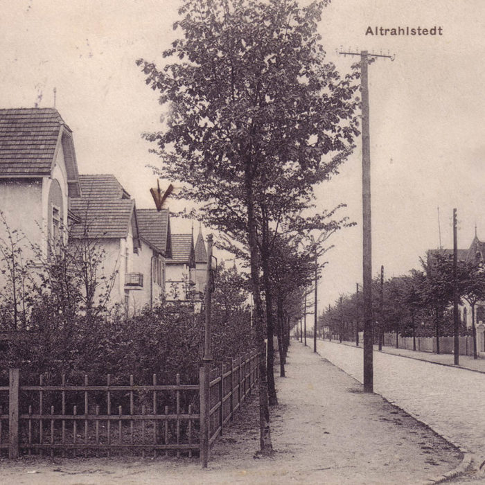 Altrahlstedt Paalende Bismarckstraße historische Villenbebauung